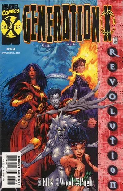 Generation X, Vol. 1 #63 Variant Cover comic book cover, 2000