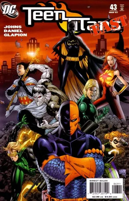 Teen Titans, Vol. 3 #43 Direct Edition comic book cover, 2007