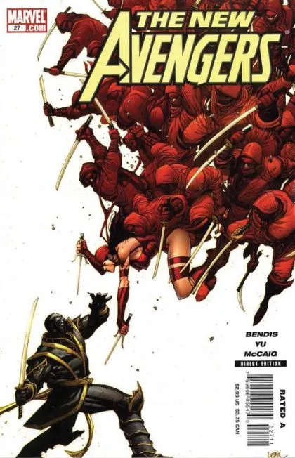 New Avengers, Vol. 1 #27 Leinil Francis Yu Regular comic book cover, 2007
