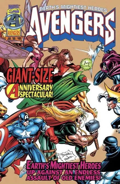 The Avengers, Vol. 1 #400 Direct Edition comic book cover, 1996