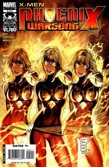 X-Men: Phoenix - Warsong #5 comic book cover, 2007