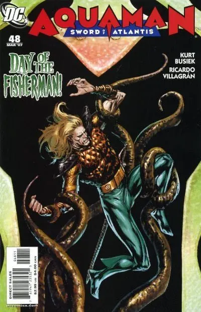 Aquaman: Sword of Atlantis #48 comic book cover, 2007