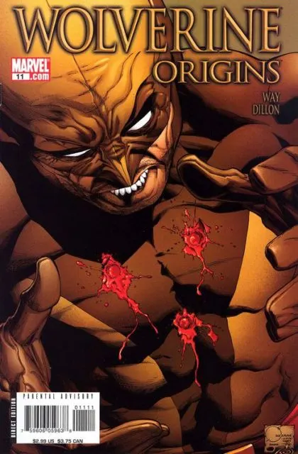 Wolverine: Origins #11 Joe Quesada Regular comic book cover, 2007