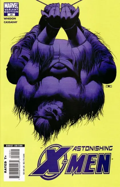 Astonishing X-Men, Vol. 3 #20 John Cassaday Variant Cover comic book cover, 2007