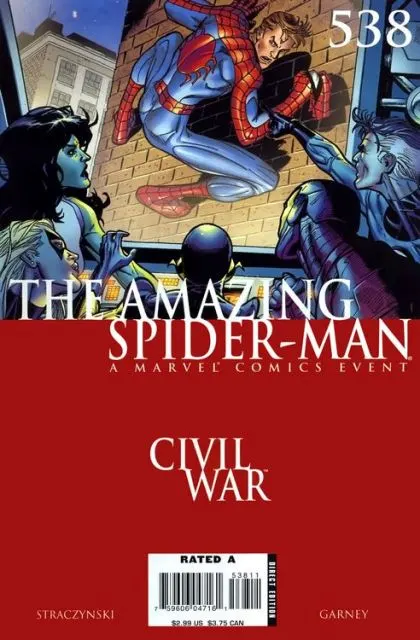 The Amazing Spider-Man, Vol. 2 #538 Ron Garney Regular comic book cover, 2007