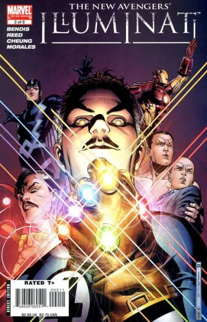 New Avengers: Illuminati, Vol. 2 #2 comic book cover, 2007