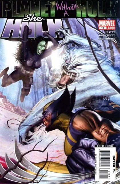 She-Hulk, Vol. 2 #16 comic book cover, 2007