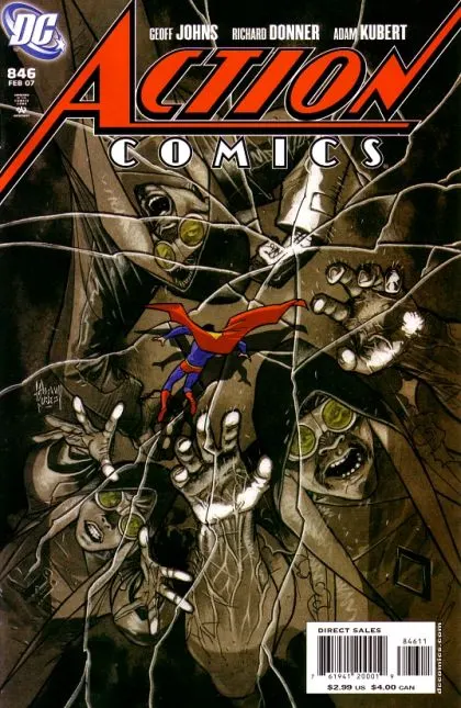Action Comics, Vol. 1 #846 Direct Edition comic book cover, 2007