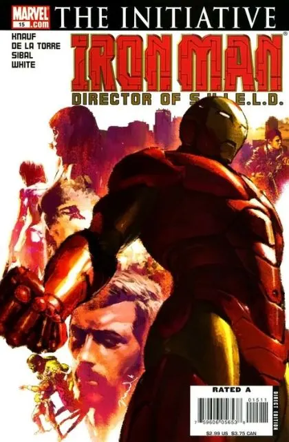 Iron Man, Vol. 4 #15 Gerald Parel Regular comic book cover, 2007