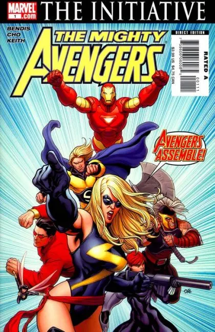 Mighty Avengers, Vol. 1 #1 Frank Cho Regular comic book cover, 2007