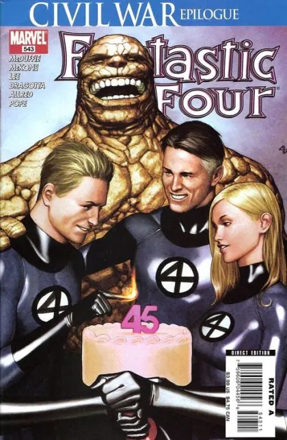 Fantastic Four, Vol. 3 #543 Adi Granov Regular comic book cover, 2007