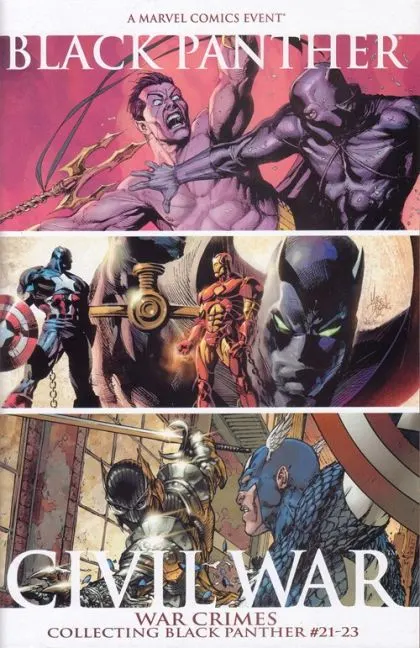 Civil War: Black Panther War Crimes #1 comic book cover, 2007
