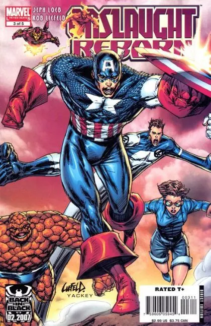 Onslaught Reborn #3 Rob Liefeld Regular comic book cover, 2007