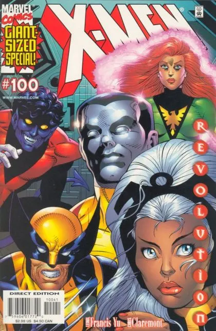 X-Men, Vol. 1 #100 Dave Cockrum Variant comic book cover, 2000