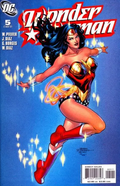 Wonder Woman, Vol. 3 #5 Terry Dodson Regular comic book cover, 2007