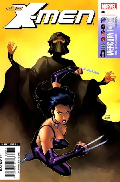 New X-Men (Academy X) #36 comic book cover, 2007