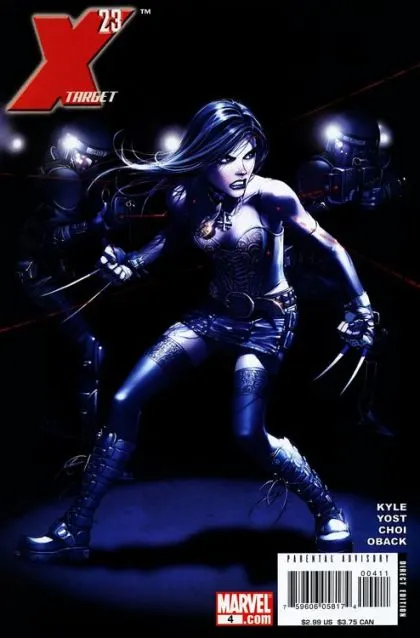 X-23: Target X #4 comic book cover, 2007