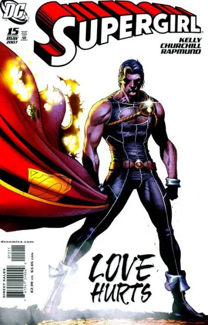 Supergirl, Vol. 5 #15 Direct Edition comic book cover, 2007