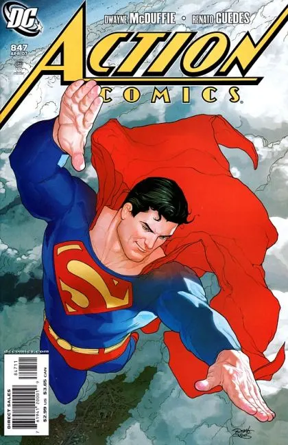Action Comics, Vol. 1 #847 Direct Edition comic book cover, 2007