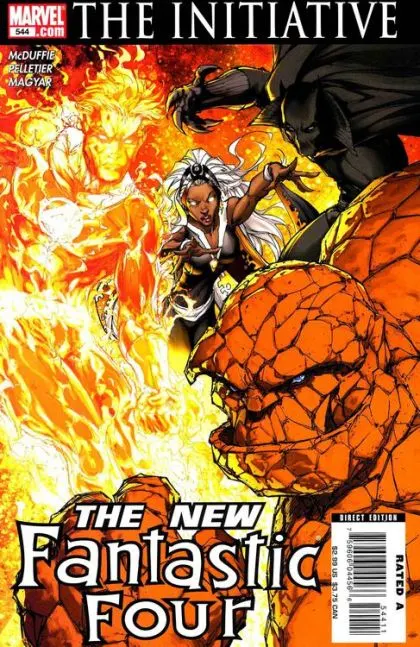 Fantastic Four, Vol. 3 #544 Michael Turner Regular comic book cover, 2007