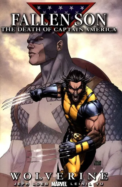 Fallen Son: The Death of Captain America #1 Michael Turner Variant comic book cover, 2007