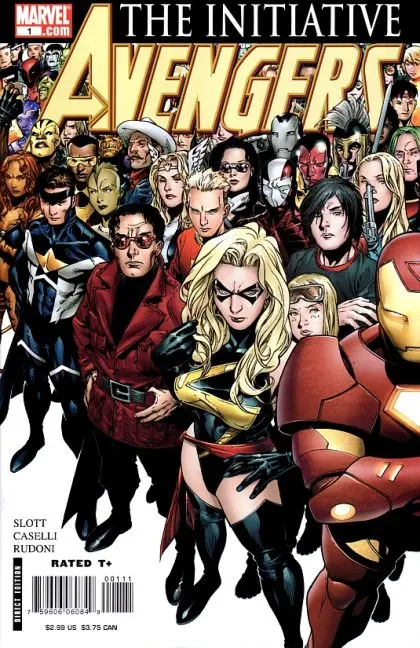 Avengers: The Initiative #1 Jim Cheung Regular comic book cover, 2007