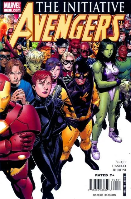 Avengers: The Initiative #1 Jim Cheung Variant comic book cover, 2007