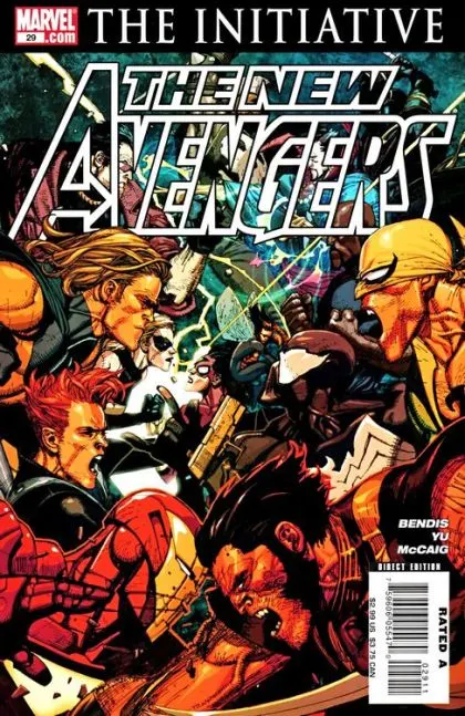 New Avengers, Vol. 1 #29 Leinil Francis Yu Regular comic book cover, 2007