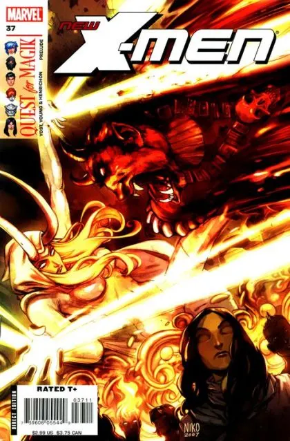 New X-Men (Academy X) #37 comic book cover, 2007