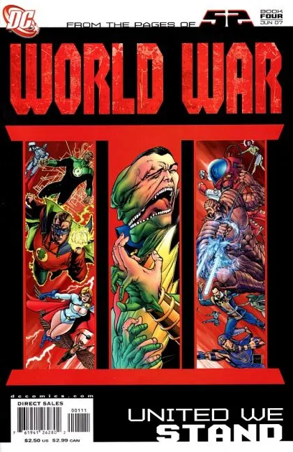 52/WWIII #4 comic book cover, 2007