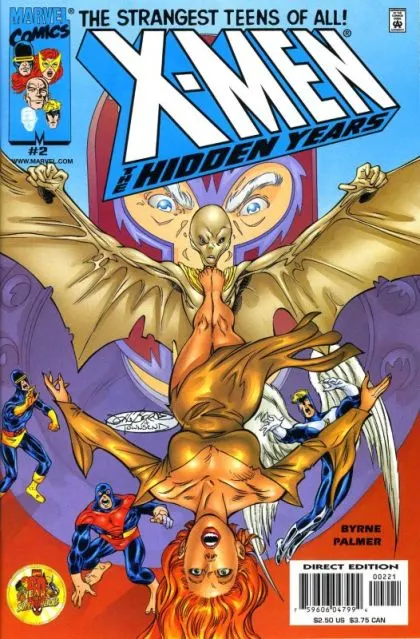 X-Men: The Hidden Years #2 Direct Edition comic book cover, 2000