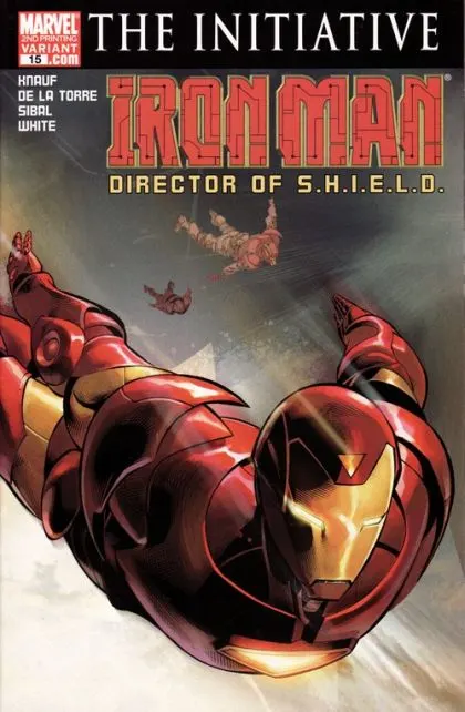 Iron Man, Vol. 4 #15 2nd Printing Roberto De La Torre comic book cover, 2007