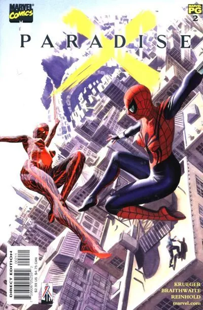 Paradise X #2 comic book cover, 2002