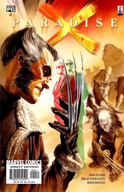 Paradise X #4 comic book cover, 2002