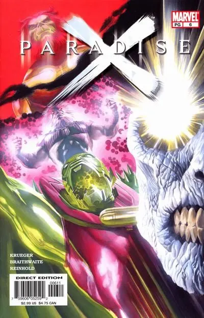 Paradise X #6 comic book cover, 2002