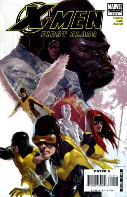 X-Men: First Class, Vol. 1 #8 Marko Djurdjević Regular comic book cover, 2007