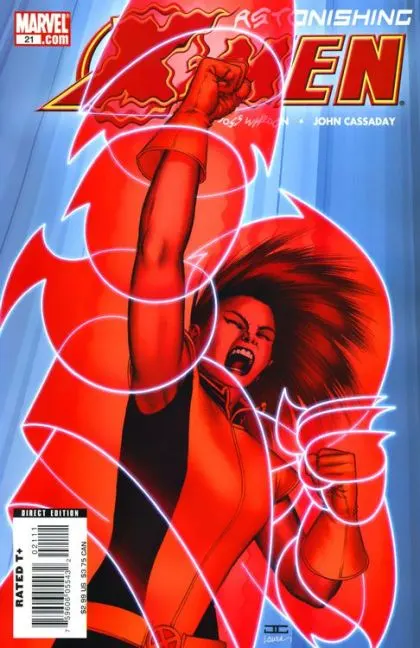 Astonishing X-Men, Vol. 3 #21 Direct Edition comic book cover, 2007