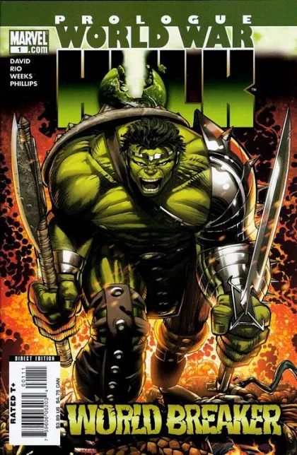 World War Hulk Prologue: World Breaker #1 comic book cover, 2007