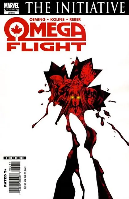 Omega Flight #2 comic book cover, 2007