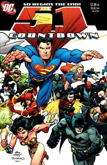 Countdown #51 comic book cover, 2007