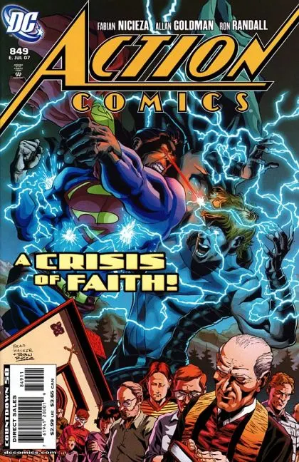 Action Comics, Vol. 1 #849 Direct Edition comic book cover, 2007