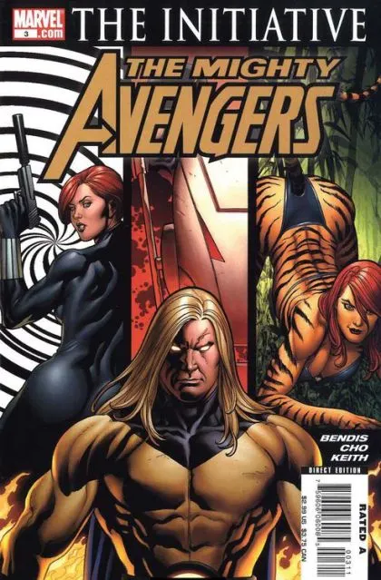 Mighty Avengers, Vol. 1 #3 Frank Cho Regular comic book cover, 2007