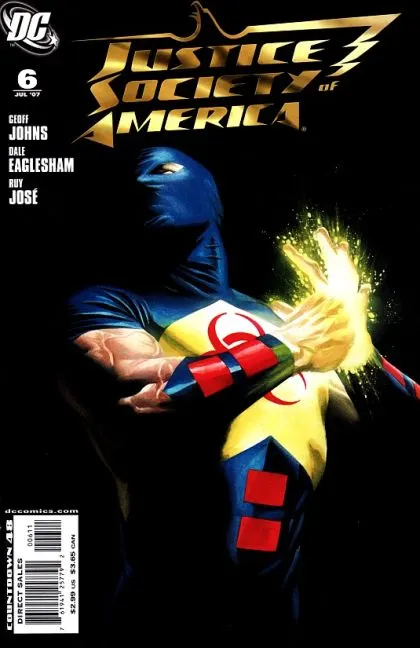 Justice Society of America, Vol. 3 #6 Alex Ross Regular Cover comic book cover, 2007
