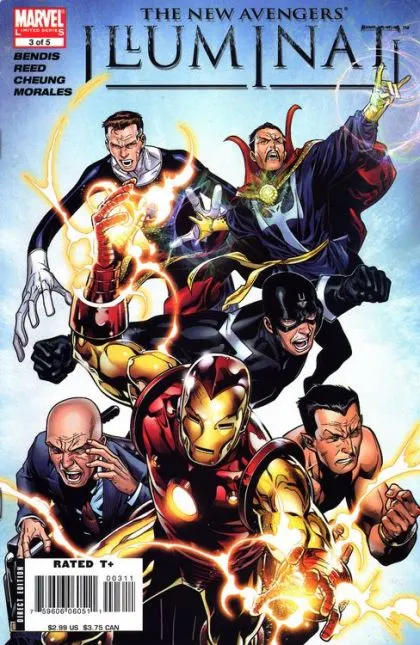 New Avengers: Illuminati, Vol. 2 #3 comic book cover, 2007