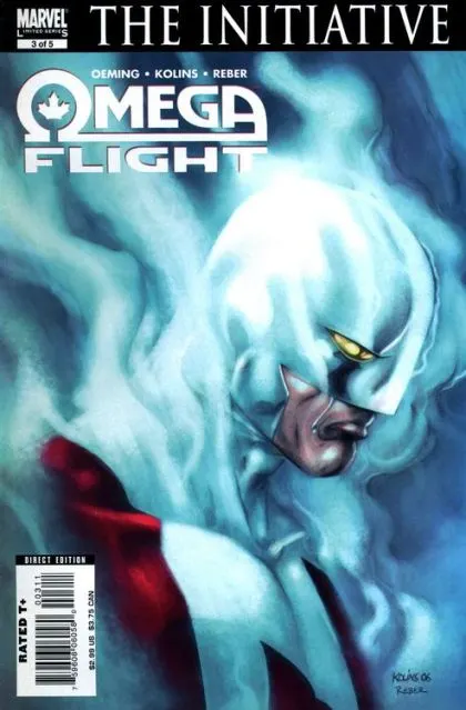 Omega Flight #3 comic book cover, 2007