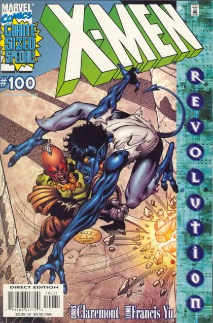 X-Men, Vol. 1 #100 John Byrne Variant comic book cover, 2000