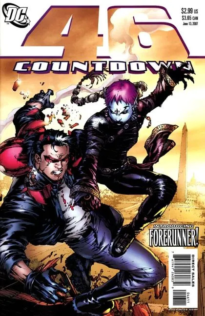 Countdown #46 comic book cover, 2007