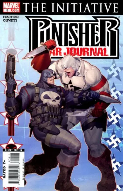 Punisher War Journal, Vol. 2 #8 Direct Edition comic book cover, 2007