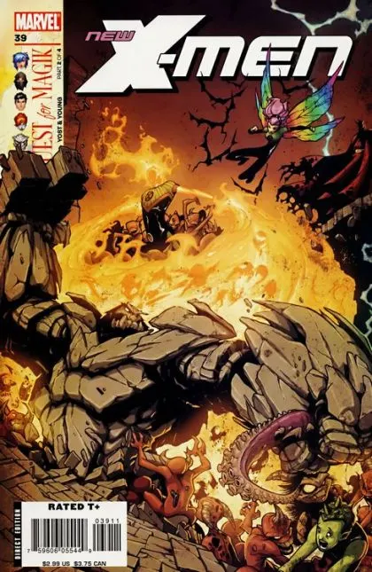 New X-Men (Academy X) #39 Direct Edition comic book cover, 2007