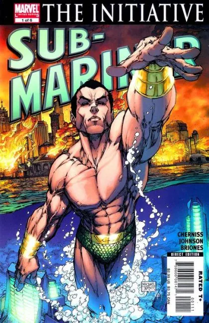 Sub-Mariner, Vol. 2 #1 comic book cover, 2007